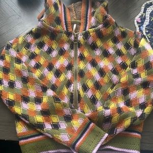 Free People Zippered Sweater